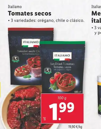 Lidl ITALIAMO Tomates secos oferta