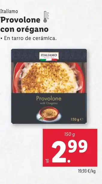 Lidl ITALIAMO Provolone con orégano oferta