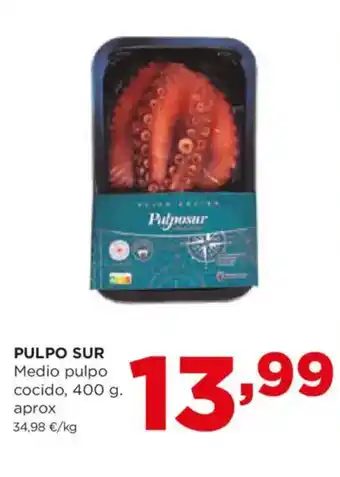 Alimerka PULPO SUR Medio pulpo cocido oferta