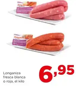 Alimerka Longaniza fresca blanca o roja oferta