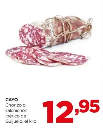 Alimerka CAYO Chorizo o salchichón ibérico de Guijuelo oferta