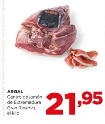 Alimerka ARGAL Centro de jamón de Extremadura Gran Reserva oferta