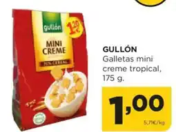 Alimerka GULLÓN Galletas mini creme tropical oferta