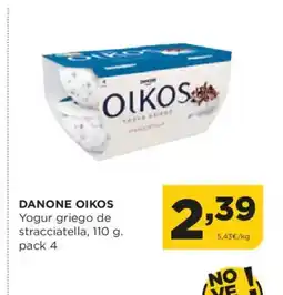 Alimerka DANONE OIKOS Yogur griego de stracciatella oferta