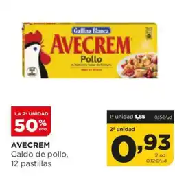 Alimerka AVECREM Caldo de pollo, 12 pastillas oferta