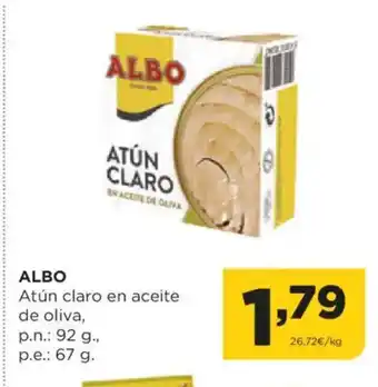 Alimerka ALBO Atún claro en aceite de oliva oferta