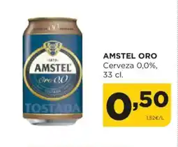 Alimerka AMSTEL ORO Cerveza 0,0%, oferta