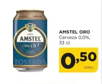 Alimerka AMSTEL ORO Cerveza 0,0%, oferta