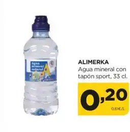 Alimerka ALIMERKA Agua mineral con tapón sport oferta