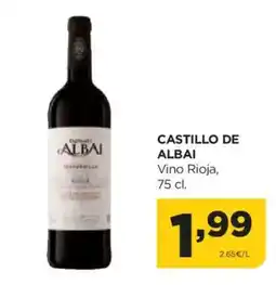 Alimerka CASTILLO DE ALBAI Vino Rioja oferta