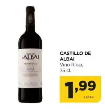 Alimerka CASTILLO DE ALBAI Vino Rioja oferta