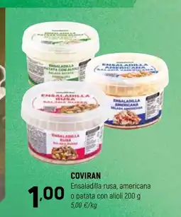 Coviran COVIRAN Ensaladilla rusa, americana o patata con alioli oferta