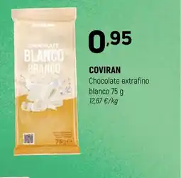 Coviran COVIRAN Chocolate extrafino blanco oferta