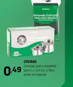 Coviran COVIRAN Estropajo acero inoxidable oferta