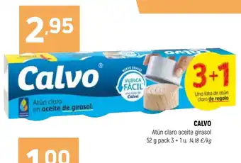 Coviran CALVO Atún claro aceite girasol oferta