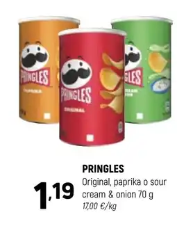 Coviran PRINGLES Original, paprika o sour cream & onion oferta