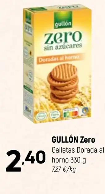 Coviran GULLÓN Zero Galletas Dorada al horno oferta