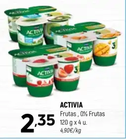 Coviran ACTIVIA Frutas, 0% Frutas oferta