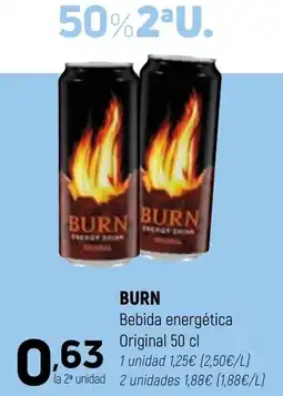 Coviran BURN Bebida energética Original oferta