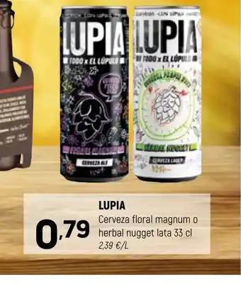 Coviran LUPIA Cerveza floral magnum o herbal nugget oferta