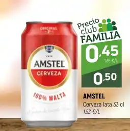 Coviran AMSTEL Cerveza lata oferta