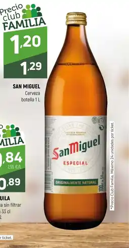 Coviran SAN MIGUEL Cerveza oferta