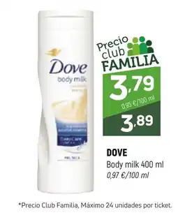 Coviran DOVE Body milk oferta