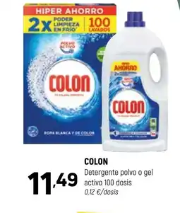 Coviran COLON Detergente polvo o gel activo 100 dosis oferta