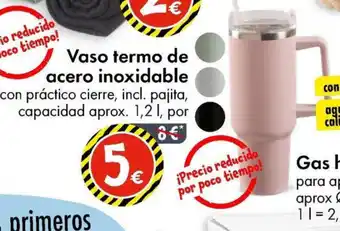 TEDi Vaso termo de acero inoxidable oferta