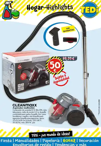 TEDi CLEANMaxx Aspirador multiciclón oferta