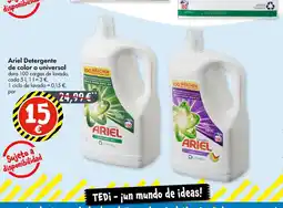 TEDi ARIEL Detergente de color o universal oferta