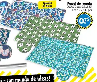 TEDi Papel de regalo oferta