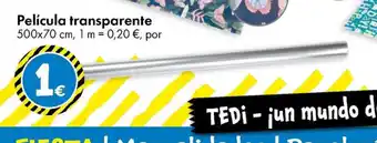 TEDi Película transparente oferta