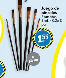 TEDi Juego de pinceles oferta