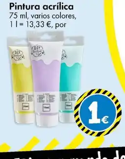 TEDi Pintura acrílica oferta