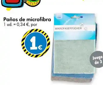 TEDi Paños de microfibra oferta