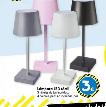 TEDi Lámpara LED táctil oferta