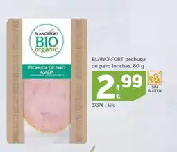 HiperDino BLANCAFORT pechuga de pavo lonchas oferta