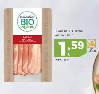 HiperDino BLANCAFORT bacon lonchas oferta