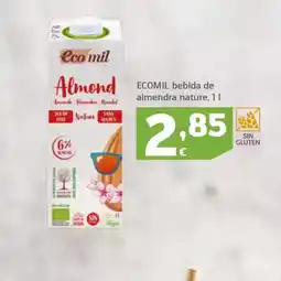 HiperDino ECOMIL bebida de almendra nature oferta