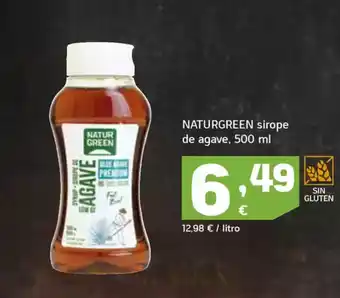 HiperDino NATURGREEN sirope de agave oferta