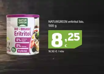 HiperDino NATURGREEN eritritol bio oferta