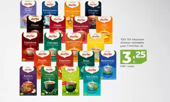 HiperDino YOGI TEA infusiones distintas variedades pack 17 bolsitas oferta