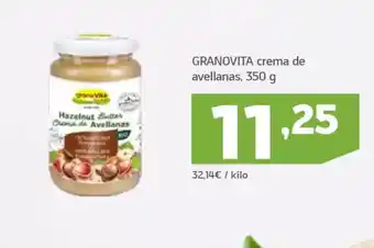 HiperDino GRANOVITA crema de avellanas oferta