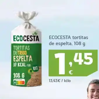 HiperDino ECOCESTA tortitas de espelta oferta