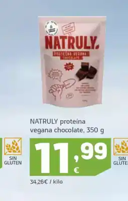 HiperDino NATRULY proteína vegana chocolate oferta