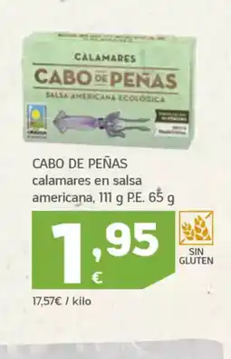 HiperDino CABO DE PEÑAS calamares en salsa americana oferta