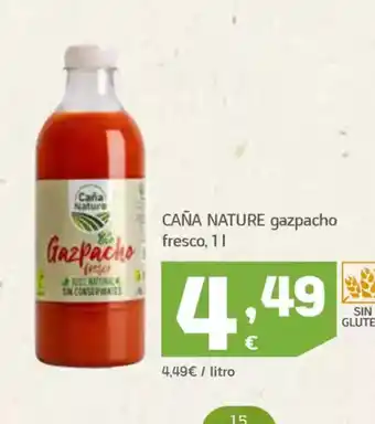 HiperDino CAÑA NATURE gazpacho fresco oferta