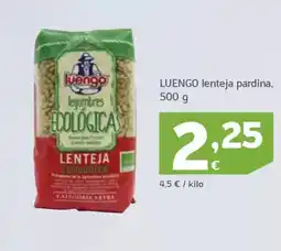 HiperDino LUENGO lenteja pardina oferta