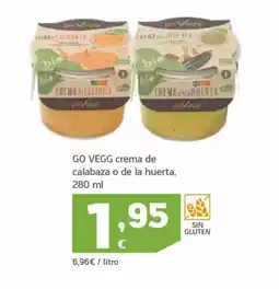 HiperDino GO VEGG crema de calabaza o de la huerta oferta